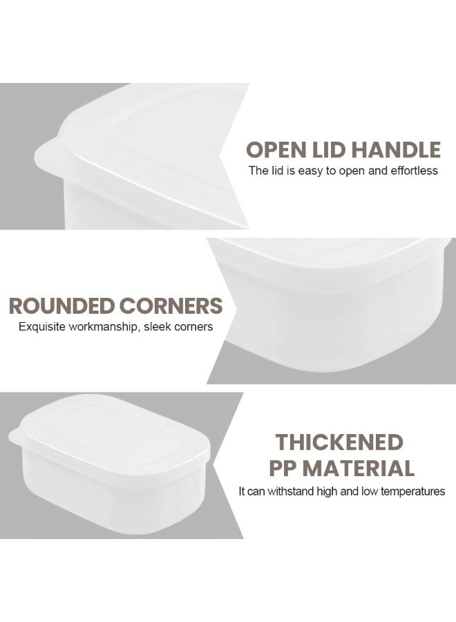 OSHIMA 8PCS Food-Grade Freezer Containers with Lids, Bpa-Free Small Plastic Storage Containers for Meal Prep Freezing Portioning, Reusable Storage Containers Ideal for Kitchen Organization and Daily Use - Image 4